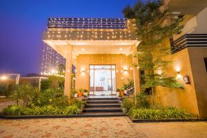 Zahrada ubytování Palm Tree Villa