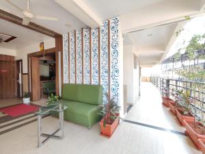 Χώρος καθιστικού στο Great Samrat Residency