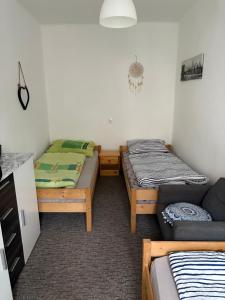 Postel nebo postele na pokoji v ubytování Ubytování Linda