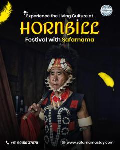 una imagen de una mujer vestida con un disfraz en Safarnama Hornbill Camping near festival ground, en Jāmb