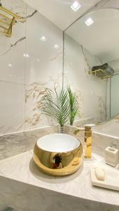 Phòng tắm tại Toque de Charme Cumbuco #PÉnaAREIA