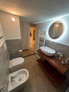 Koupelna v ubytování La casetta