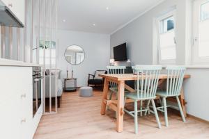 TV a/nebo společenská místnost v ubytování Spreewaldhaus Am Landgut Der Stall