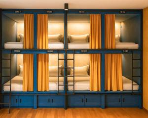 Postel nebo postele na pokoji v ubytování The highdogs hostel