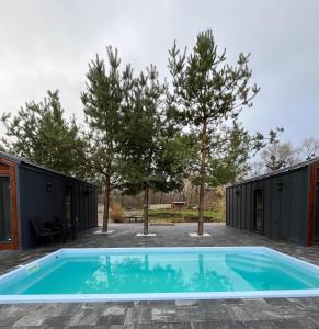 Bazén v ubytování Fazenda nebo v jeho okolí