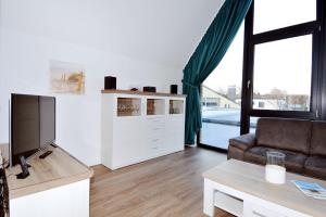 Kuchyň nebo kuchyňský kout v ubytování Fischerdorf No 26