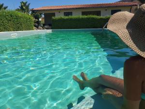 Bazén v ubytování Wohnung 1 Zwei Zimmer Wohnung In Cattolica Eraclea nebo v jeho okolí