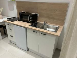 Køkken eller tekøkken på Nid douillet au coeur d'Auxerre + 1 billede