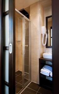 Koupelna v ubytování Hotel Choiseul Opera