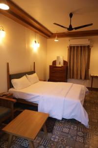 Postel nebo postele na pokoji v ubytování Castle DAK