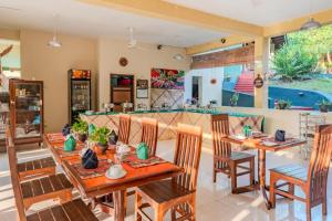 Χώρος καθιστικού στο Blue Magpie Lodge Sinharaja