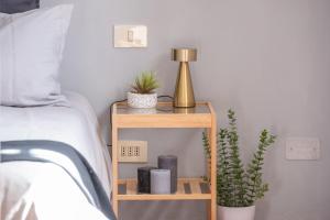 En eller flere senge i et værelse på Cozy Bruni House in Florence