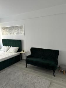 Ένα ή περισσότερα κρεβάτια σε δωμάτιο στο Romantic studio AxS