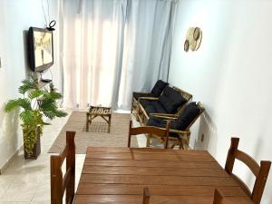 Χώρος καθιστικού στο Apartamento inteiro