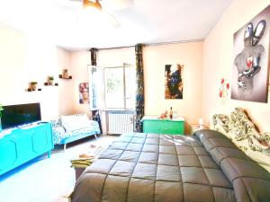 Posezení v ubytování Camera a Catanzaro in villa relax ""oasi verde""