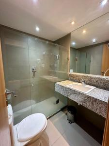 Phòng tắm tại Recife Mar Flats Hotel +89 ảnh