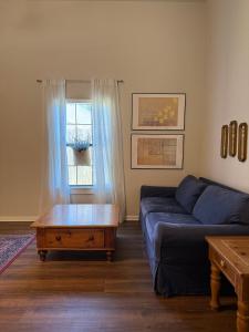 Posezení v ubytování Blue Bonnet Cottage