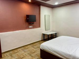 TV a/nebo společenská místnost v ubytování Rudra villas