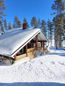 Το Holiday Home Honkakoli 1 τον χειμώνα