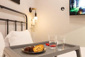 a tray of food on a table in a room at Residenza Tor Vergata 2025 in Rome