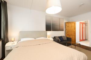 Ένα ή περισσότερα κρεβάτια σε δωμάτιο στο Marina Wendtorf Seeräuber