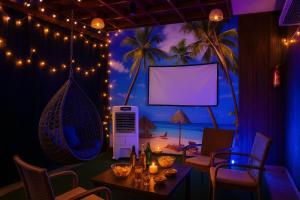 TV a/nebo společenská místnost v ubytování Urban homestay volcastay