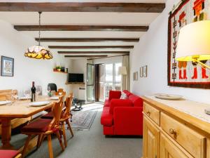 Μια τηλεόραση ή/και κέντρο ψυχαγωγίας στο Apartment Residenza Chesa Margun 57-3 by Interhome +23 φωτογραφίες