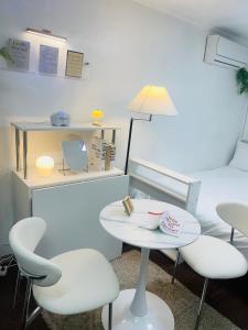 Posezení v ubytování 압구정역도보6분,신사,강남