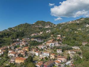 a town on a hill with houses on it at Holiday Home Casa Gli Aranci by Interhome in Montignoso