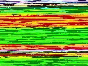 a close up of a green and red background at Holiday Home Les Villas de La Palmyre by Interhome in Les Mathes