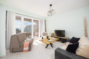 Χώρος καθιστικού στο Villa Damian