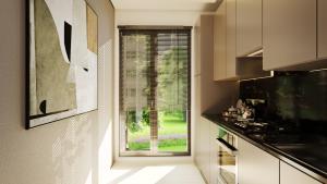 Köök või kööginurk majutusasutuses Appartement spacieux et calme - ain chock CASAblanca +4 fotot