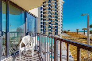 En balkon eller terrasse på Sunbird W204