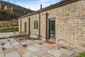 Bygningen som feriehuset ligger i