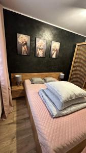 Postel nebo postele na pokoji v ubytování Apartament Kossaka