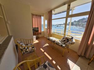 Χώρος καθιστικού στο Hotel Panoramico