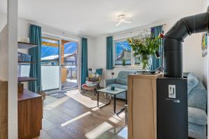 Η κουζίνα ή μικρή κουζίνα στο Ferienwohnung Edelstein