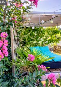 Zahrada ubytování Sud France Petite maison de charme avec piscine, Jaccuzi et clim