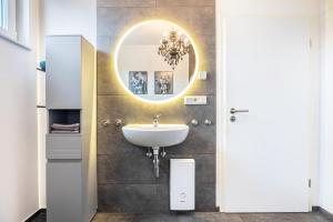 Koupelna v ubytování Altenbeken-Ferienwohnung 2 + 16 fotografií