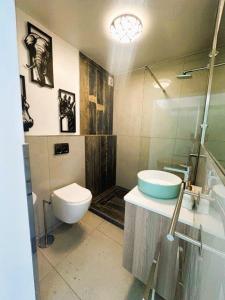 Koupelna v ubytování 23 Isikhulu