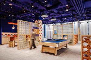 Biliár nebo kulečník v ubytování Sky Apartments