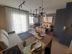 Χώρος καθιστικού στο Estúdio Conceito A Completo no Centro de São Paulo +4 φωτογραφίες