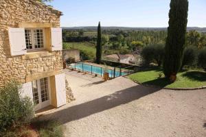 Πισίνα στο ή κοντά στο Le Mas d'Yvette - Authentic 19th century house with pool and stunning view