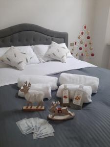 Postel nebo postele na pokoji v ubytování Apartment in Gavi near Serravalle Outlet