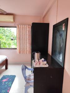 TV a/nebo společenská místnost v ubytování Town View Hostel - Krabi Town