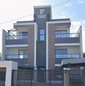 a rendering of a building with a f faculty sign on it at Temporada Navegantes - 200 Metros da Praia! in Navegantes