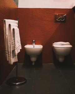 Koupelna v ubytování Via Sapri Luxury Rooms and Apartments