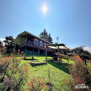 Κήπος έξω από το Eco Chalet El Encanto La Calera +30 φωτογραφίες