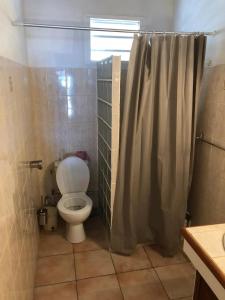 Koupelna v ubytování Appartement moderne avec vue sur la mer à Deshaies 25 m²