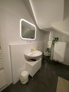 Koupelna v ubytování Wohnen bei frau tinz - Apartment - Bahnhof- und Zentrumsnähe